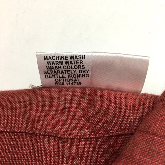 NEW Flax Women's Linen Jacket Shirt Button Front Lightweight Shacket Small - Picture 8 of 11